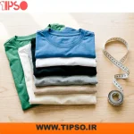خرید تیشرت نخی یقه گرد با تنوع رنگ (سبز، آبی، سفید، مشکی، طوسی، نخودی، کرم) و سایزبندی مختلف